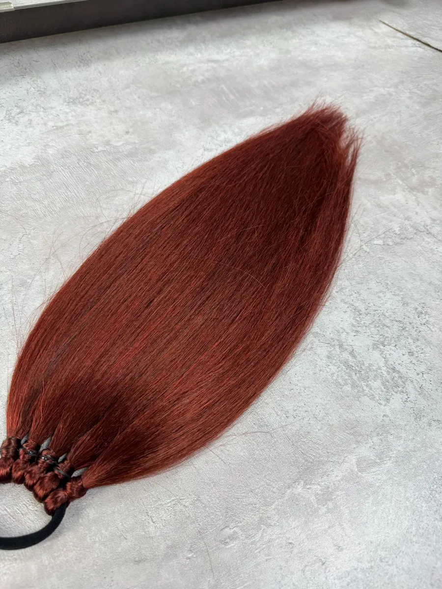 Хвост из канекалона на резинке