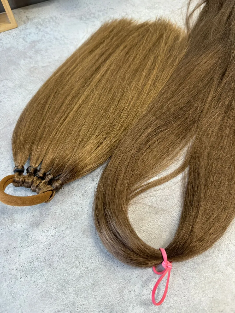 Хвост из канекалона на резинке