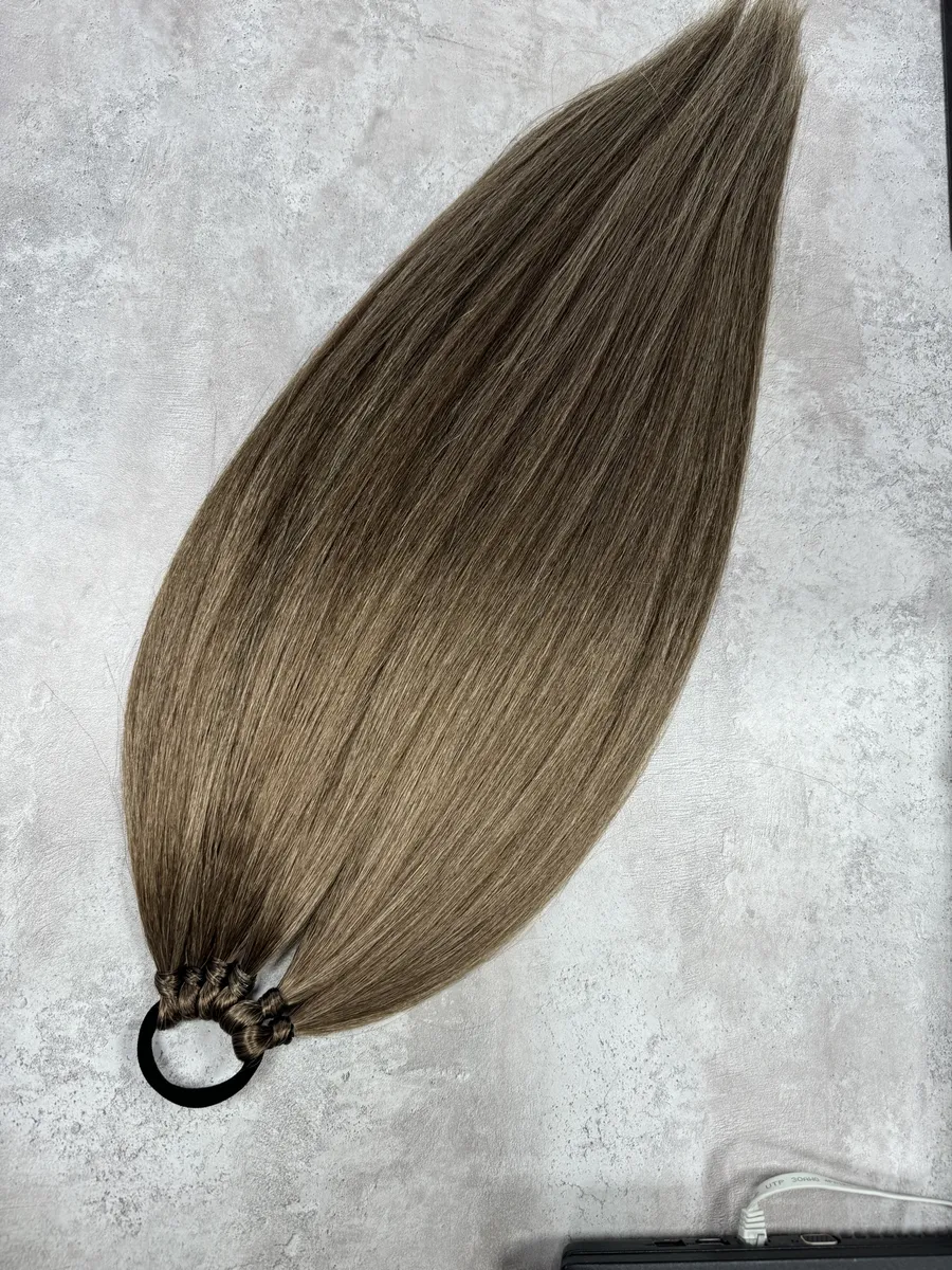 Хвост из канекалона на резинке