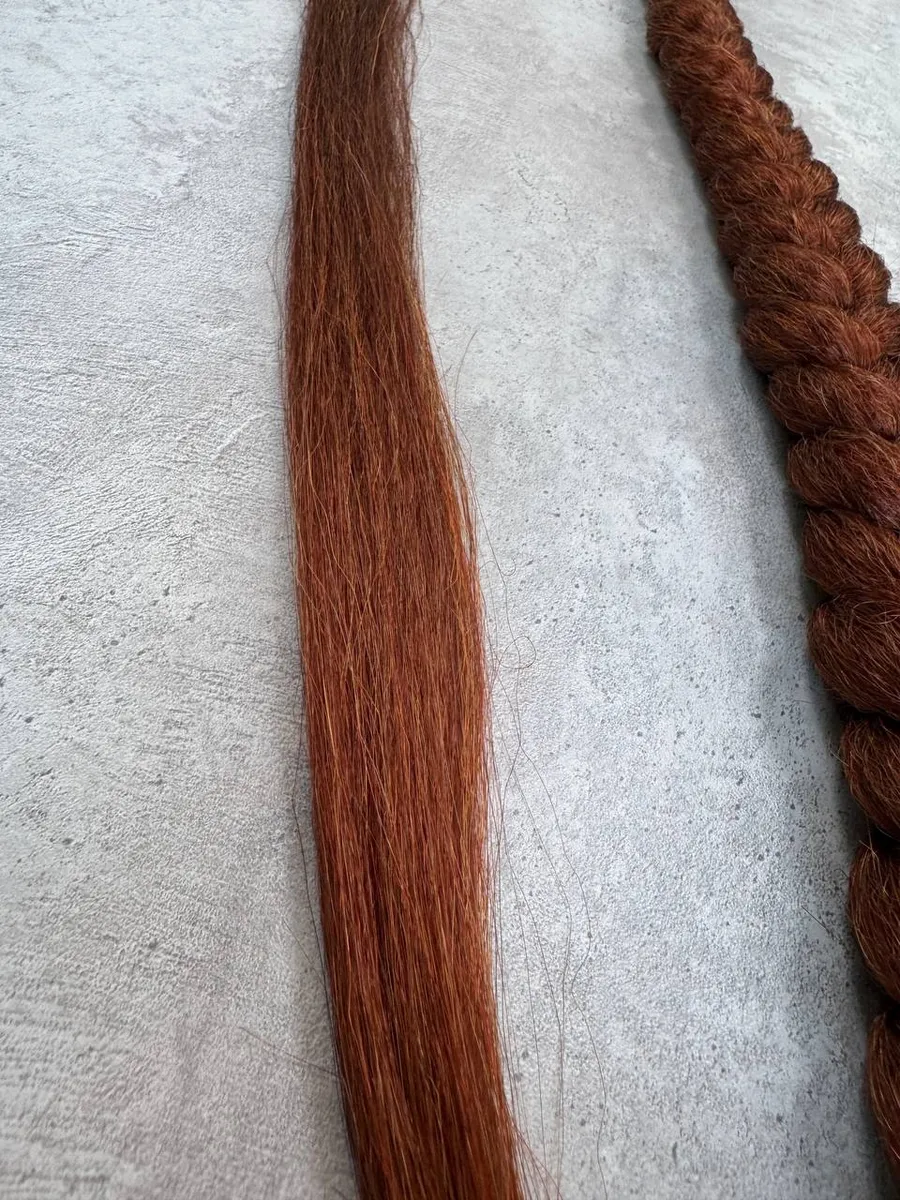 Хвост-коса на резинке