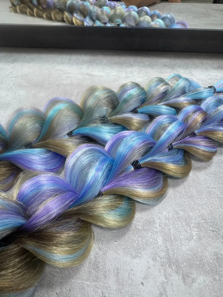 3д косы накладные на заколках