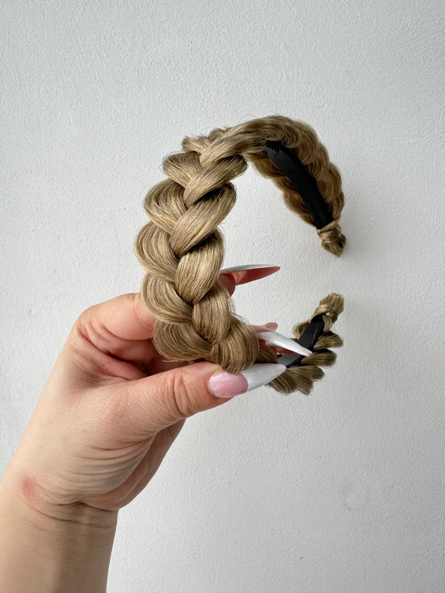 Ободок с косой