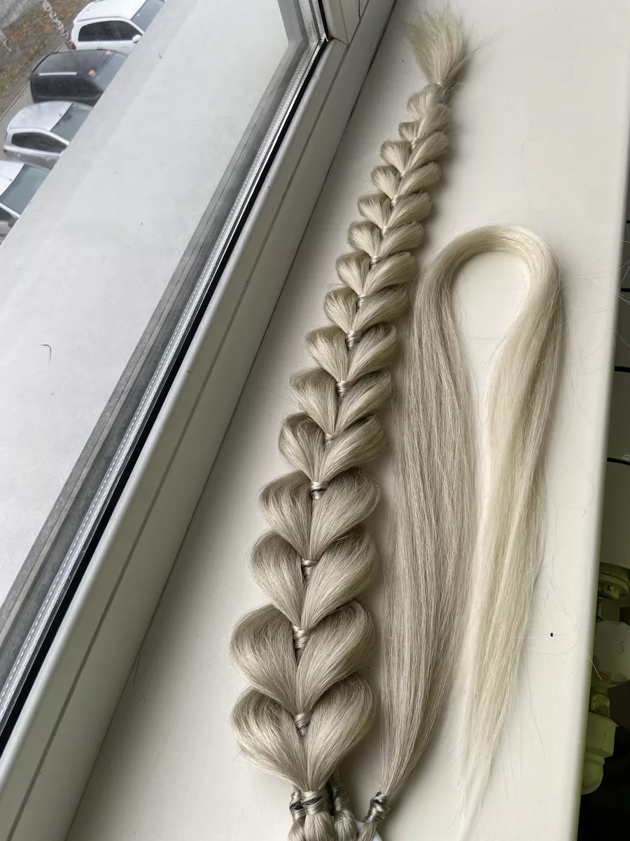 Хвост-коса из канекалона