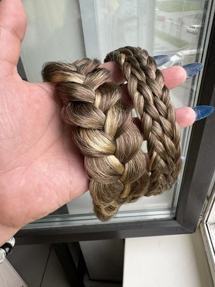 Ободок с косой