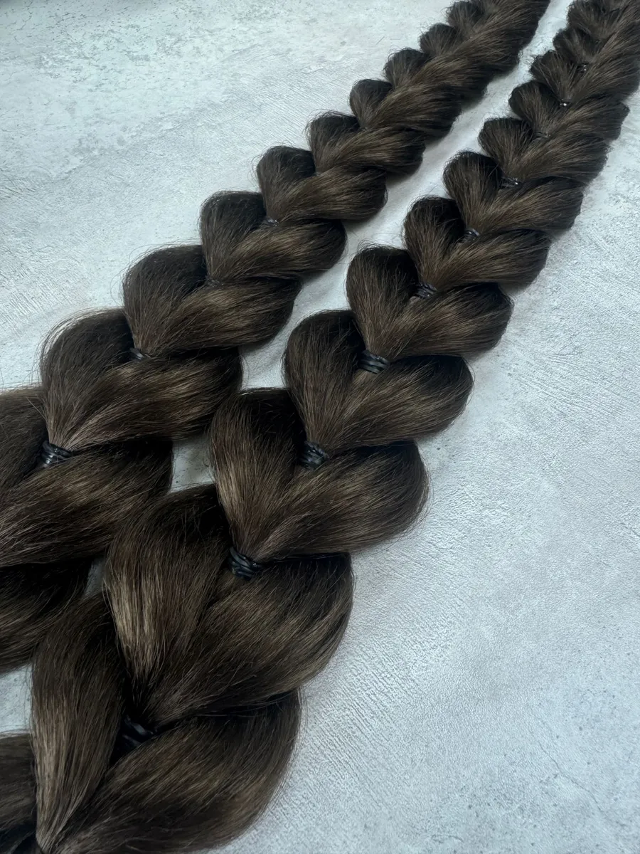 Французские косы накладные на заколках