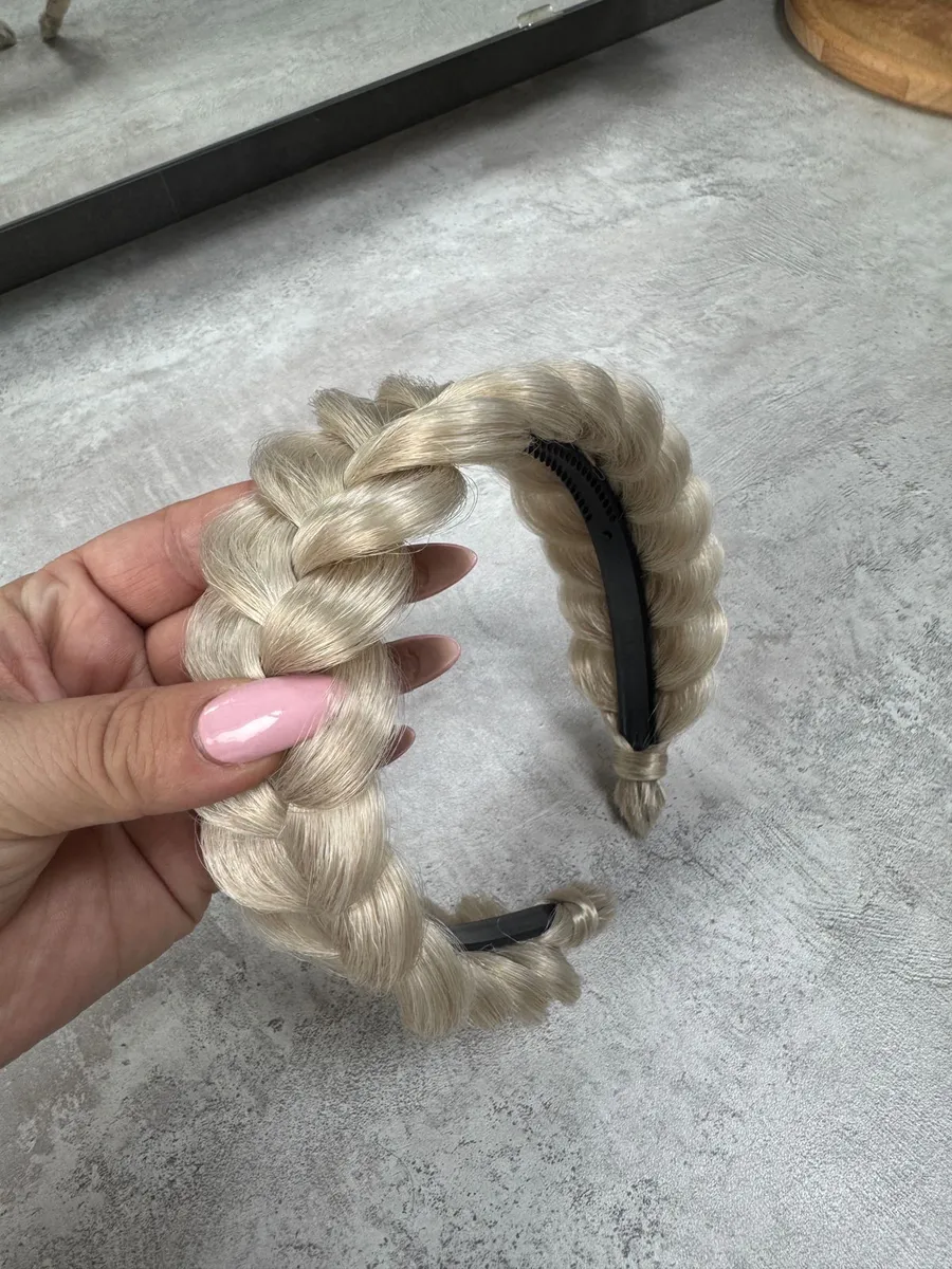 Ободок с косой