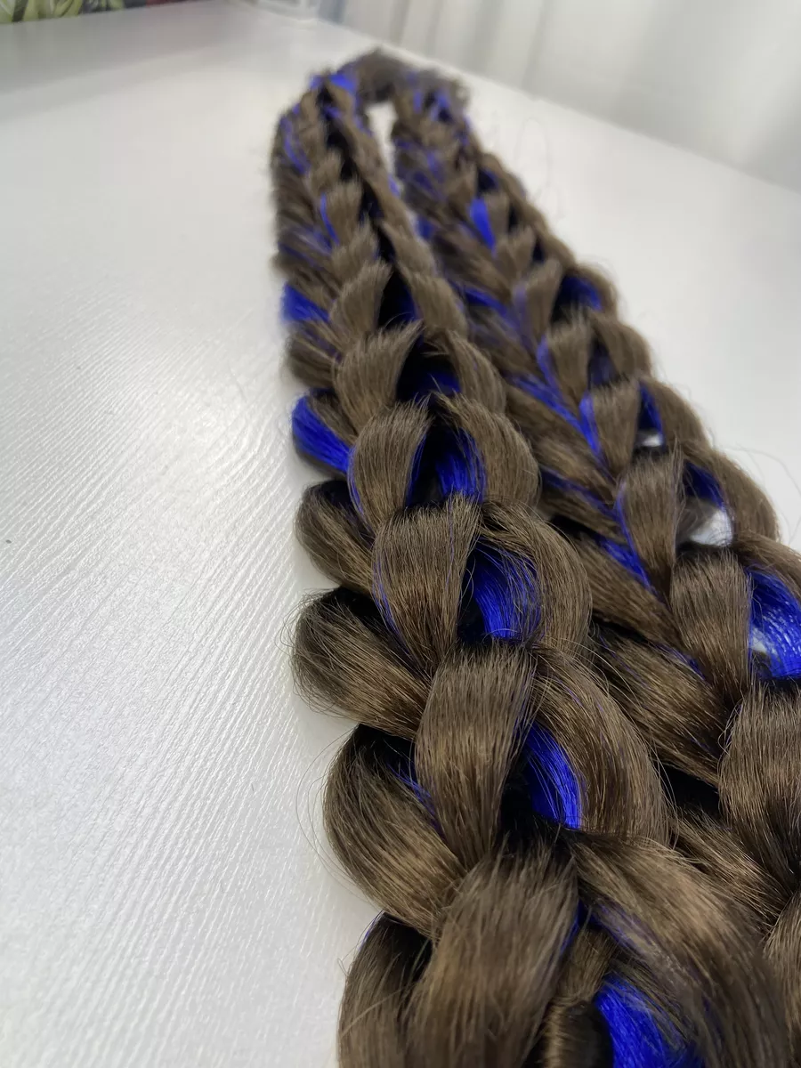 3д косы накладные на заколках