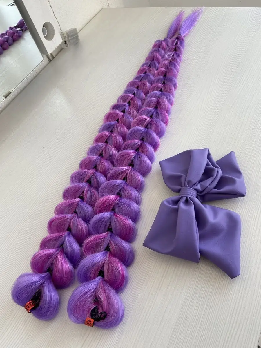 Французские косы накладные на заколках