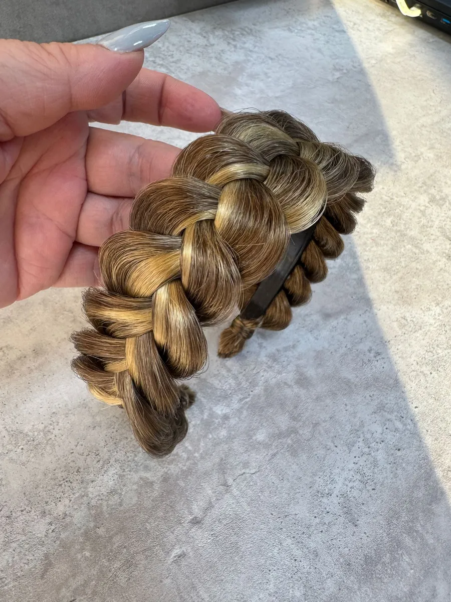 Ободок с косой