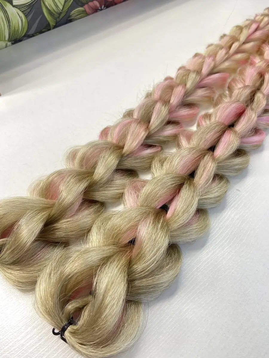 3д косы накладные на заколках