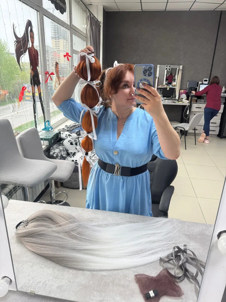 Хвост "Жасмин" на резинке