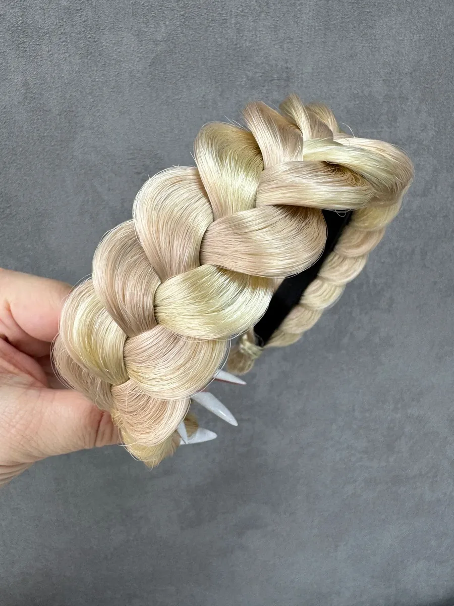 Ободок с косой