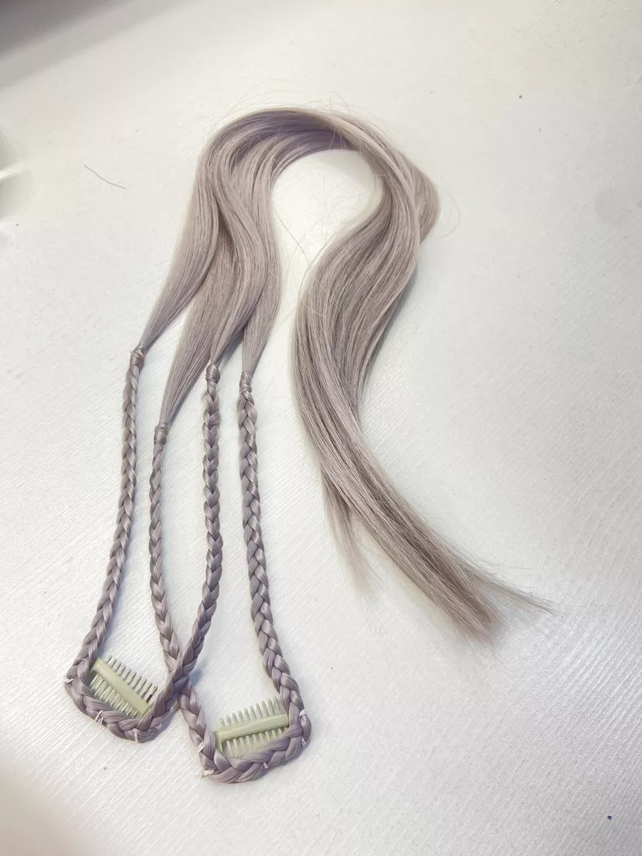 косы на заколках