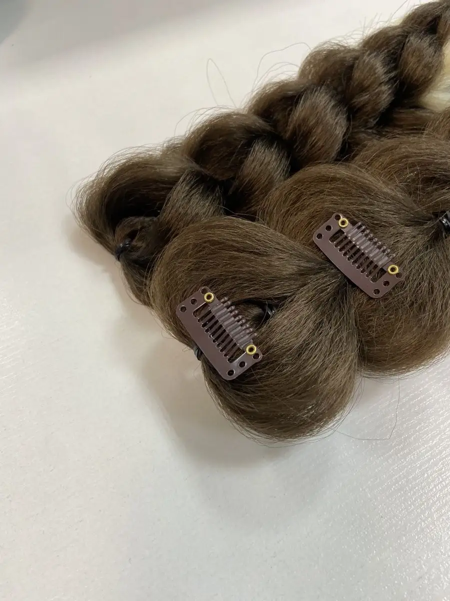 3д косы накладные на заколках