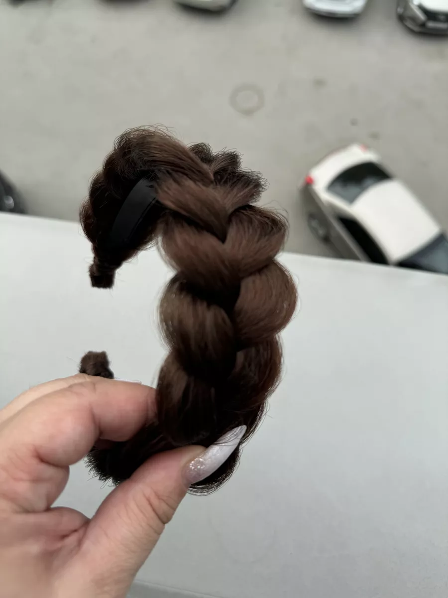 Ободок с косой