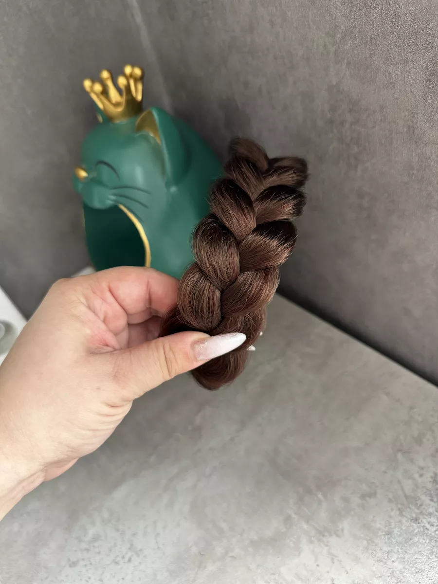 Ободок с косой