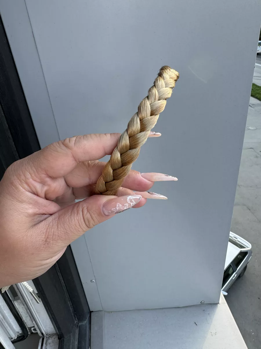 Ободок с косой