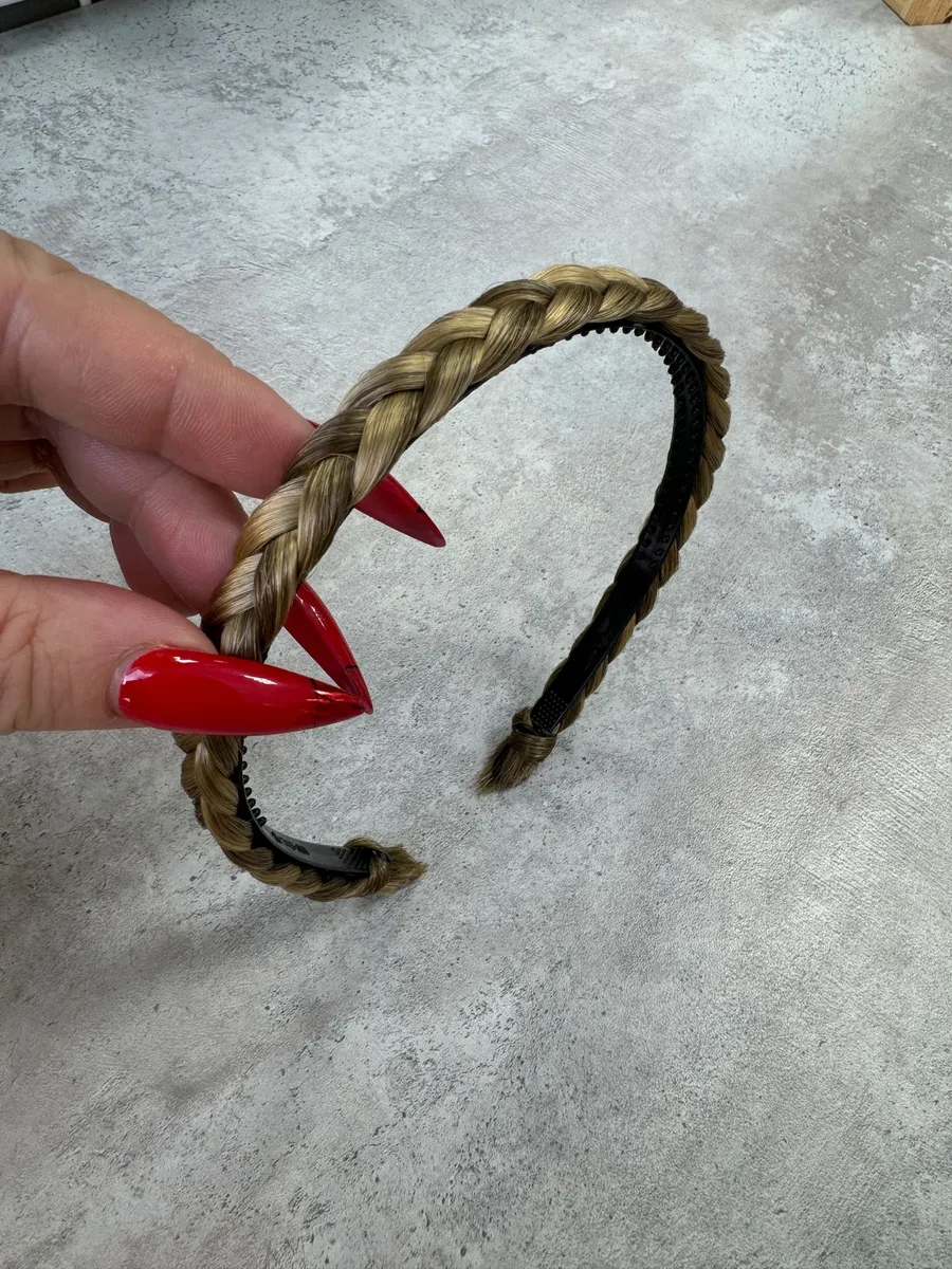 Ободок с косой