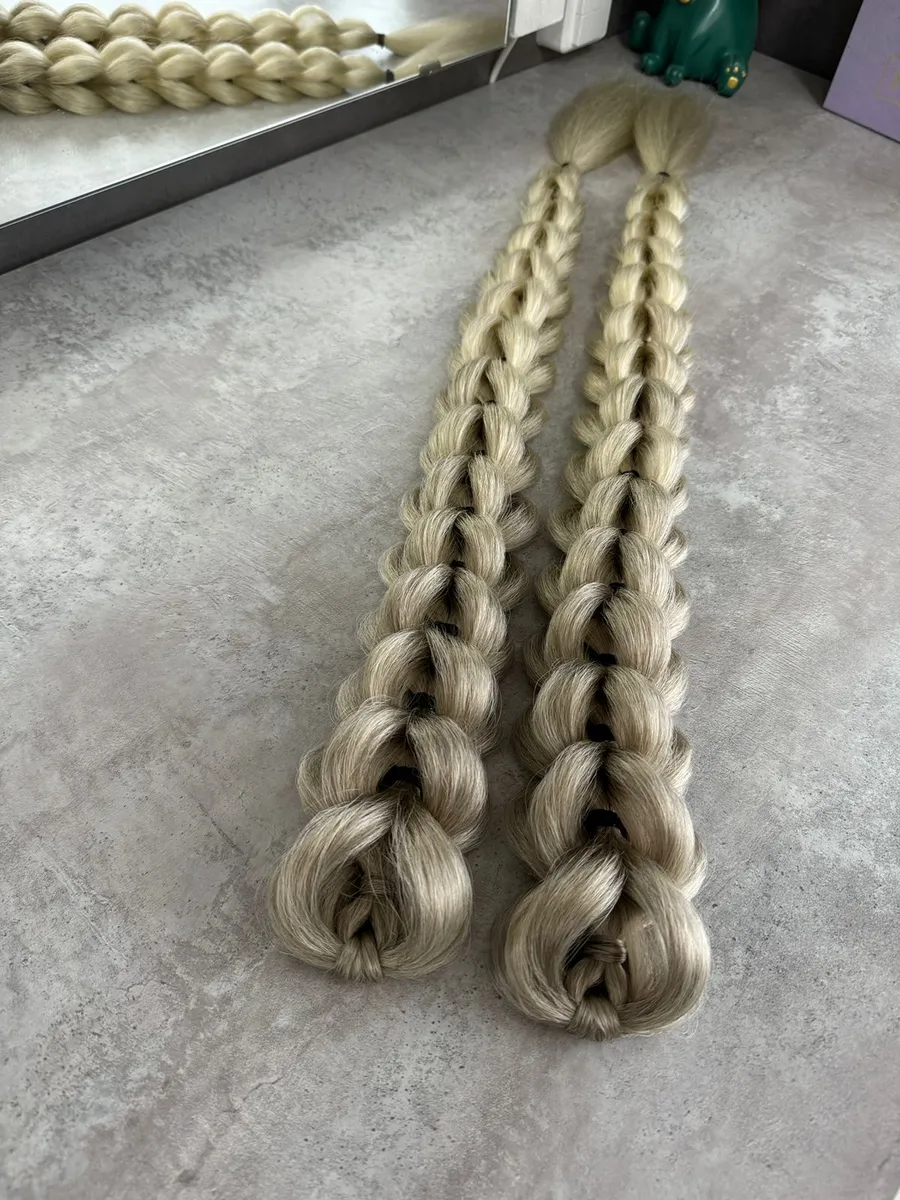 3д косы накладные на заколках