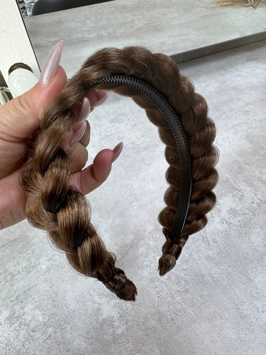 Ободок с косой