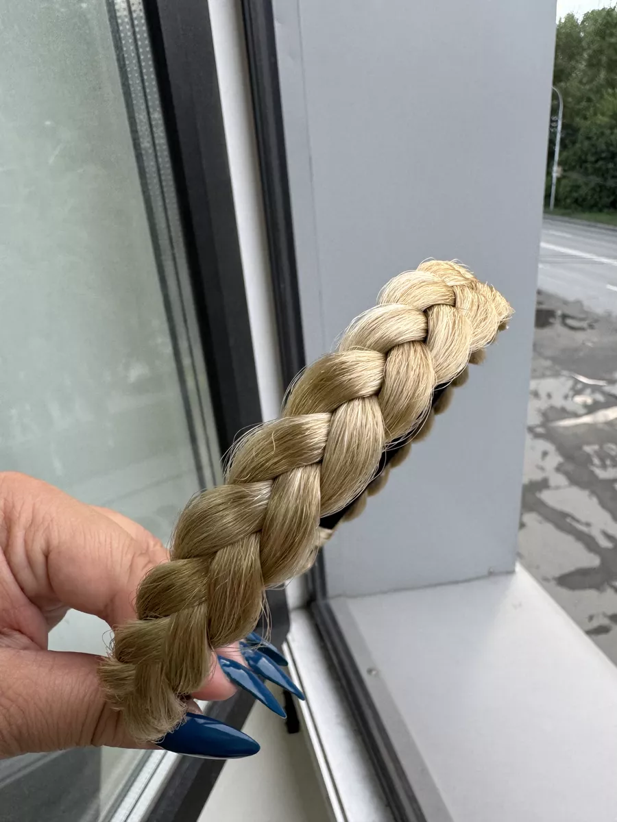 Ободок с косой