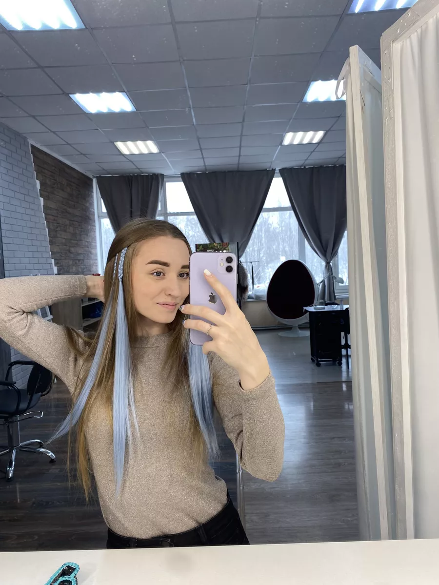 косы на заколках