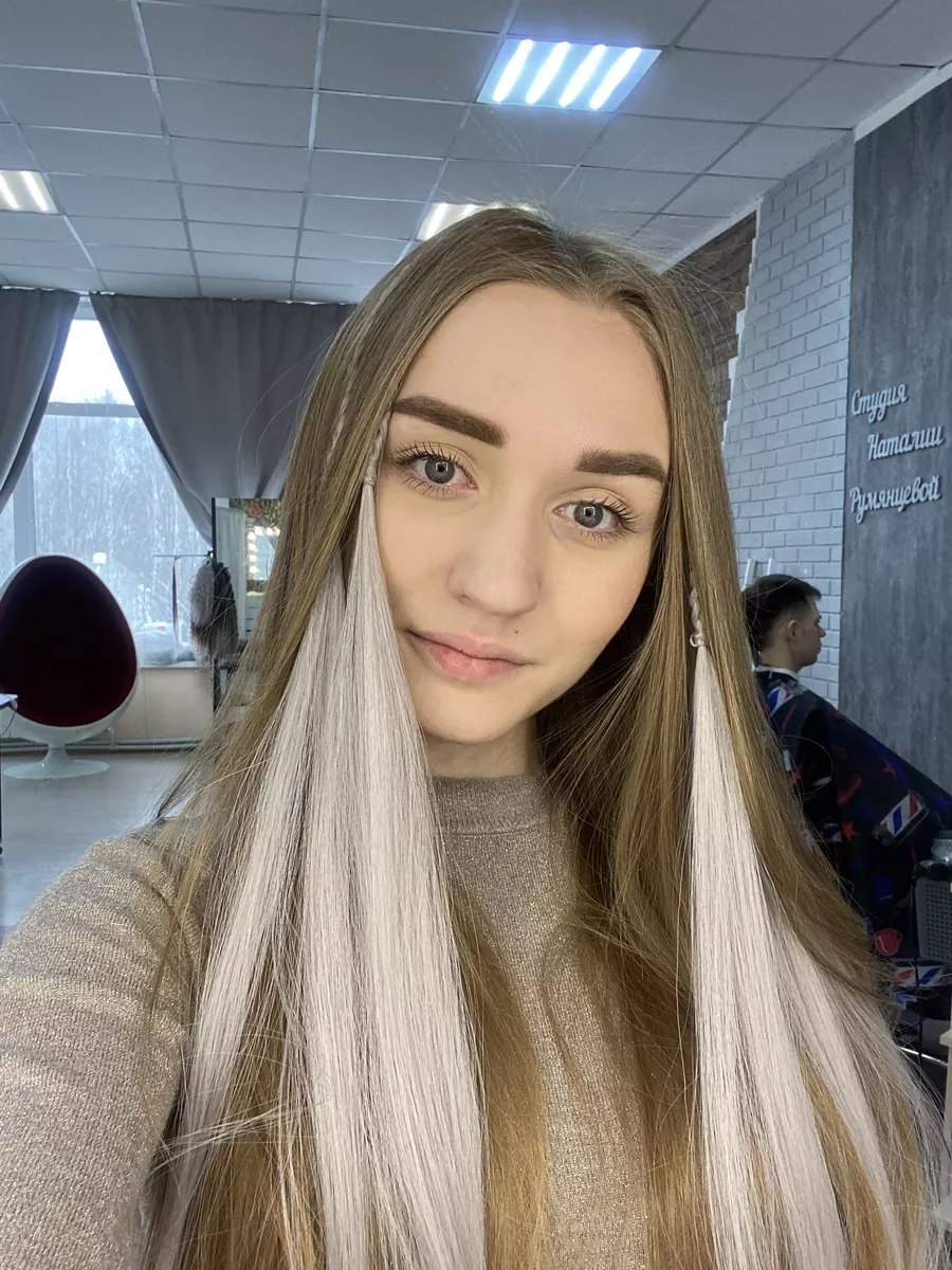 косы на заколках