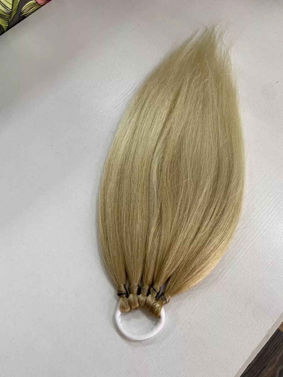 Хвост из канекалона на резинке