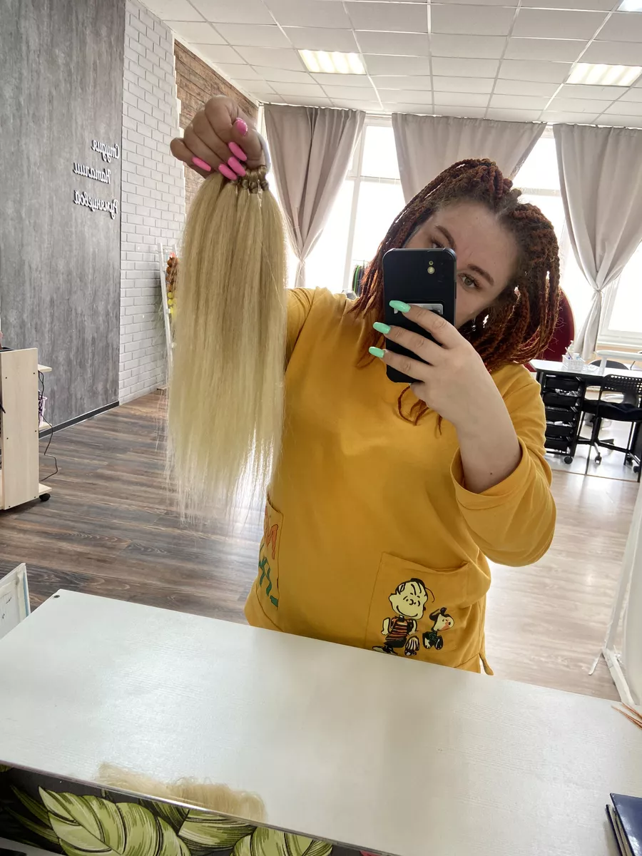 Хвост из канекалона на резинке