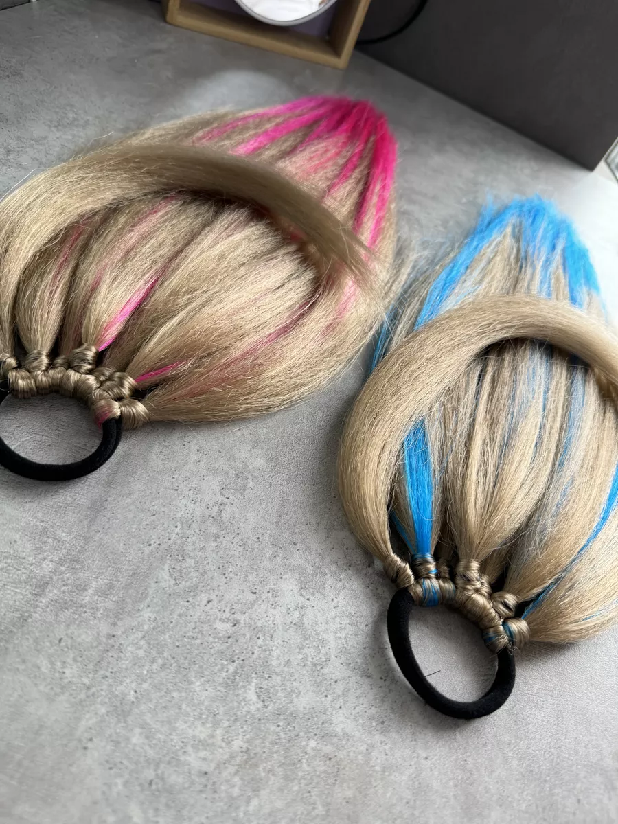 хвосты на резинке Харли Квинн