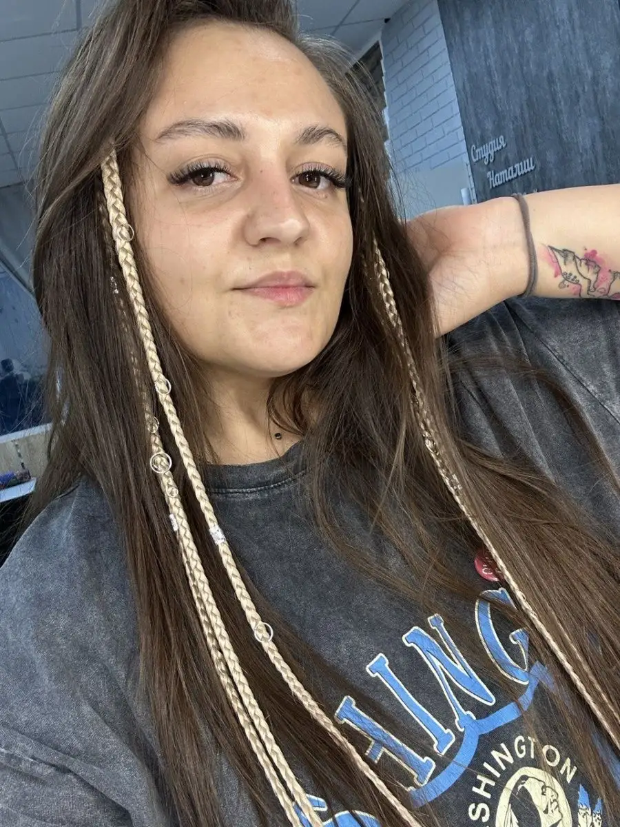 косы на заколках