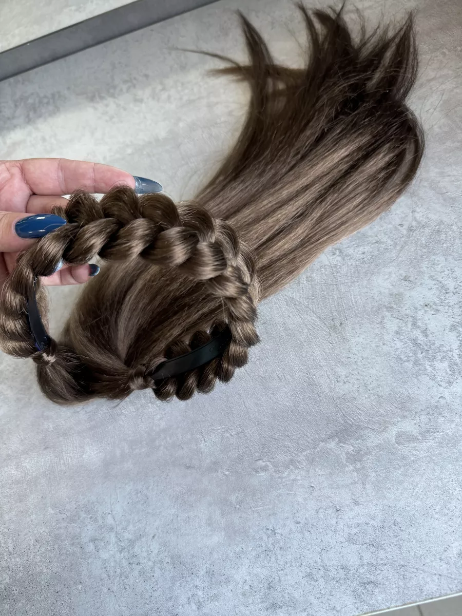 Ободок с хвостиками