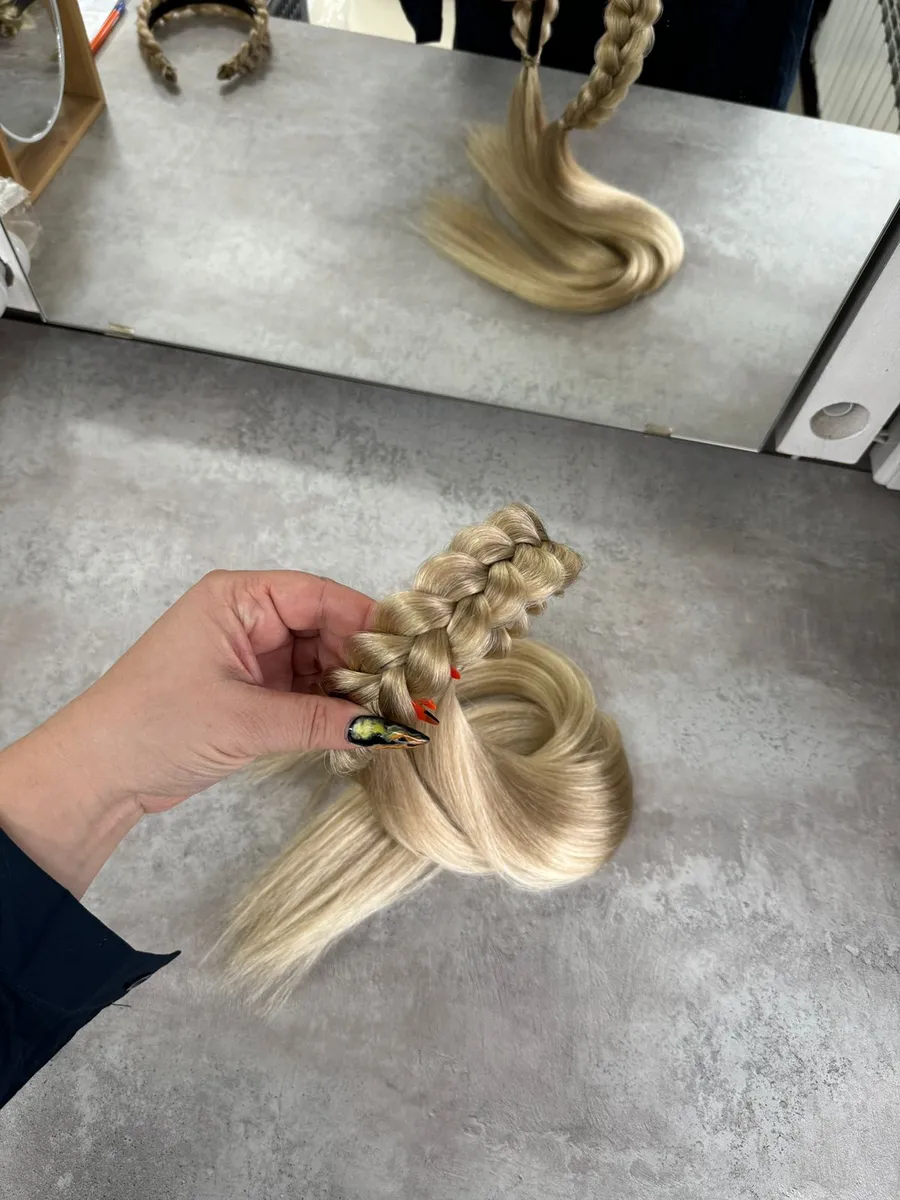 Ободок с хвостиками