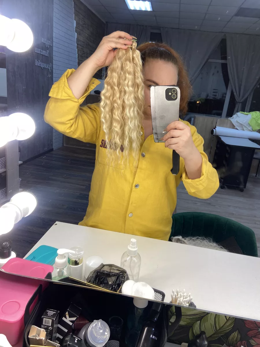 Волнистый хвост на резинке