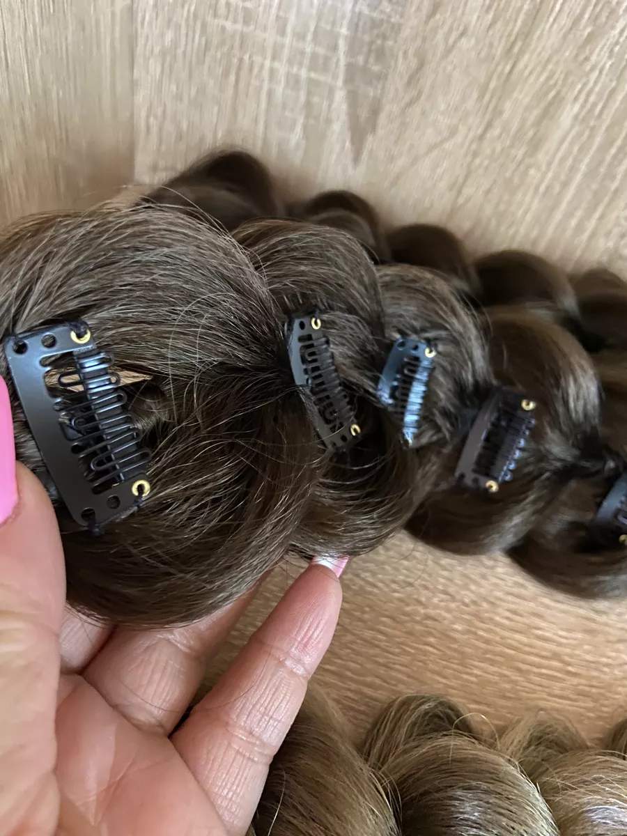 3д косы накладные на заколках