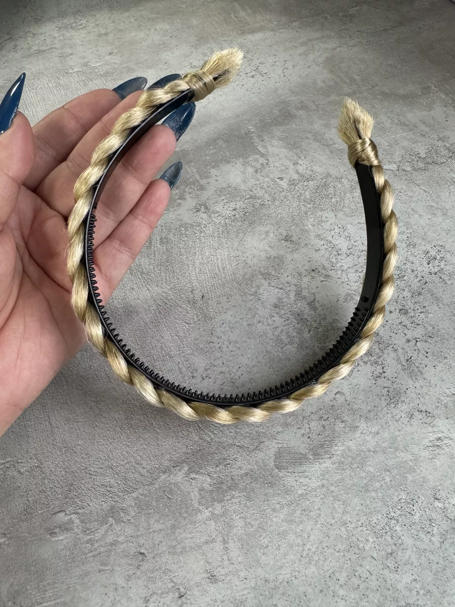 Ободок с косой