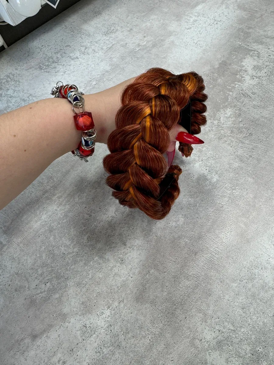 Ободок с косой