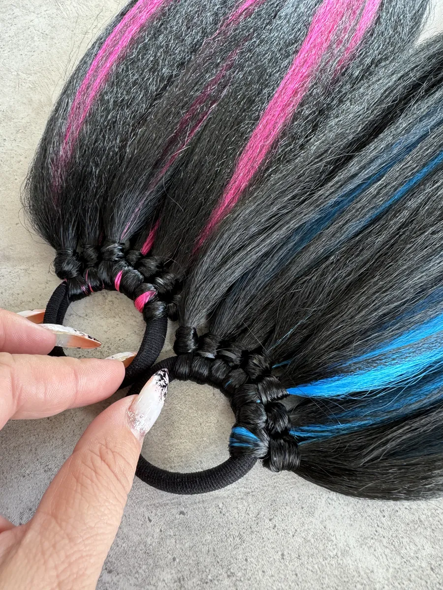 хвосты на резинке Харли Квинн