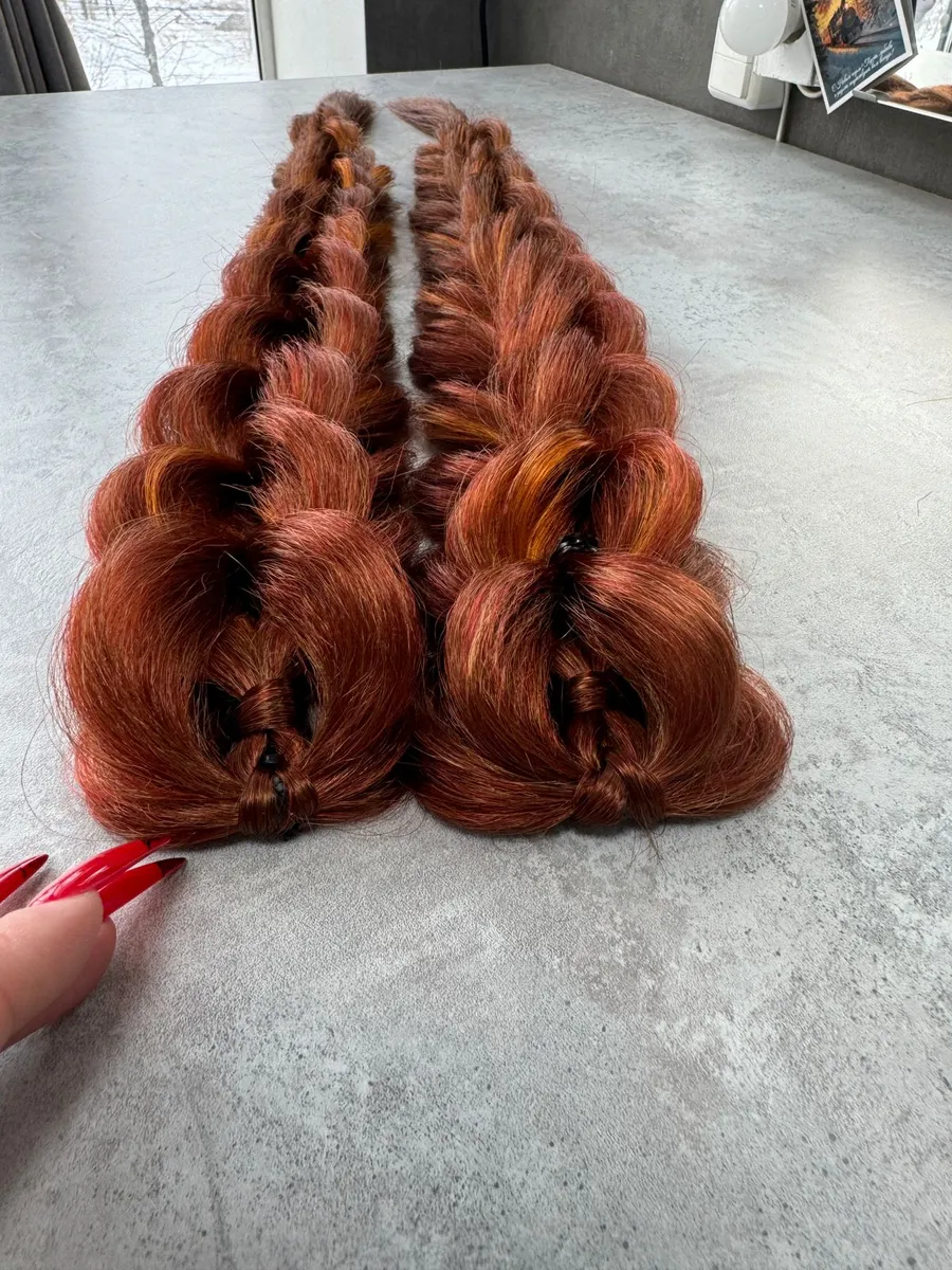 3д косы накладные на заколках