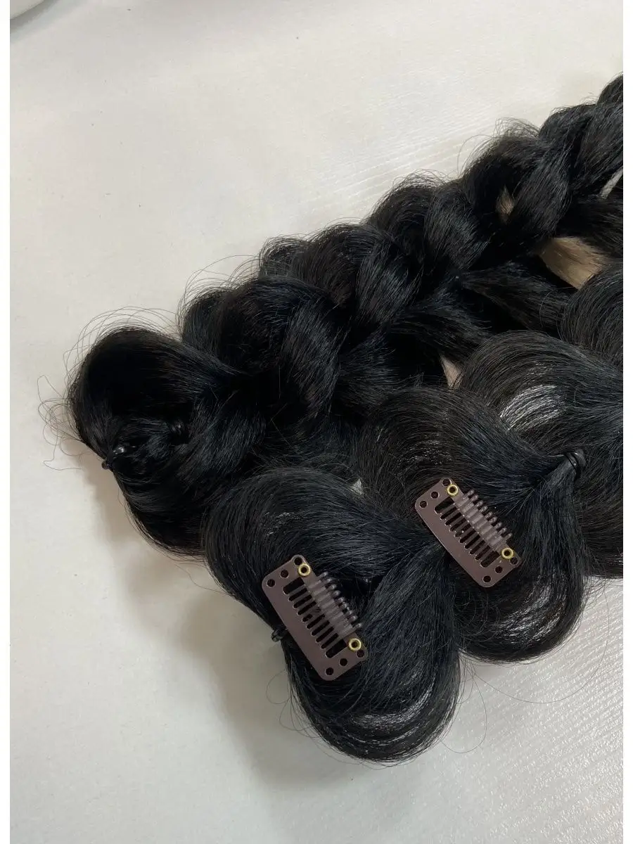 3д косы накладные на заколках