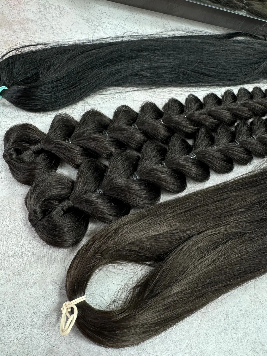 Французские косы накладные на заколках