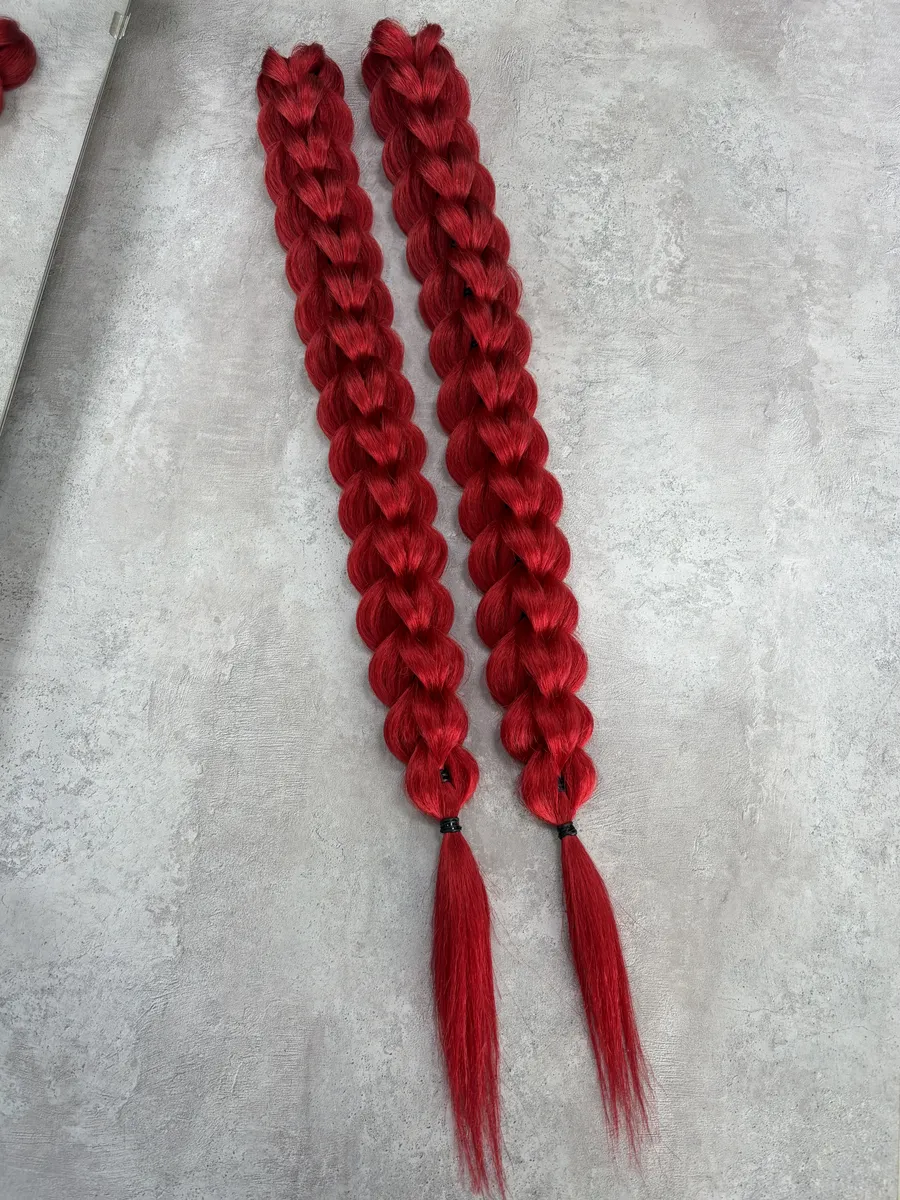 3д косы накладные на заколках