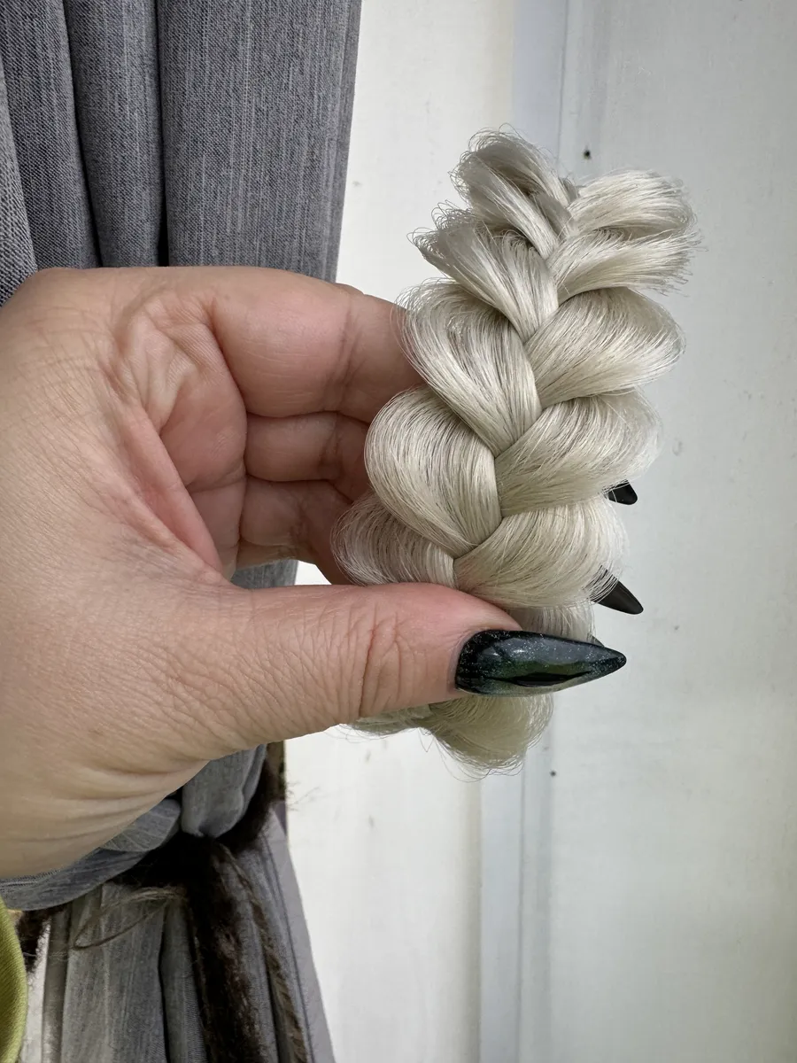 Ободок с косой