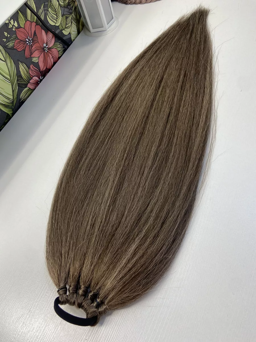 хвост на резинке