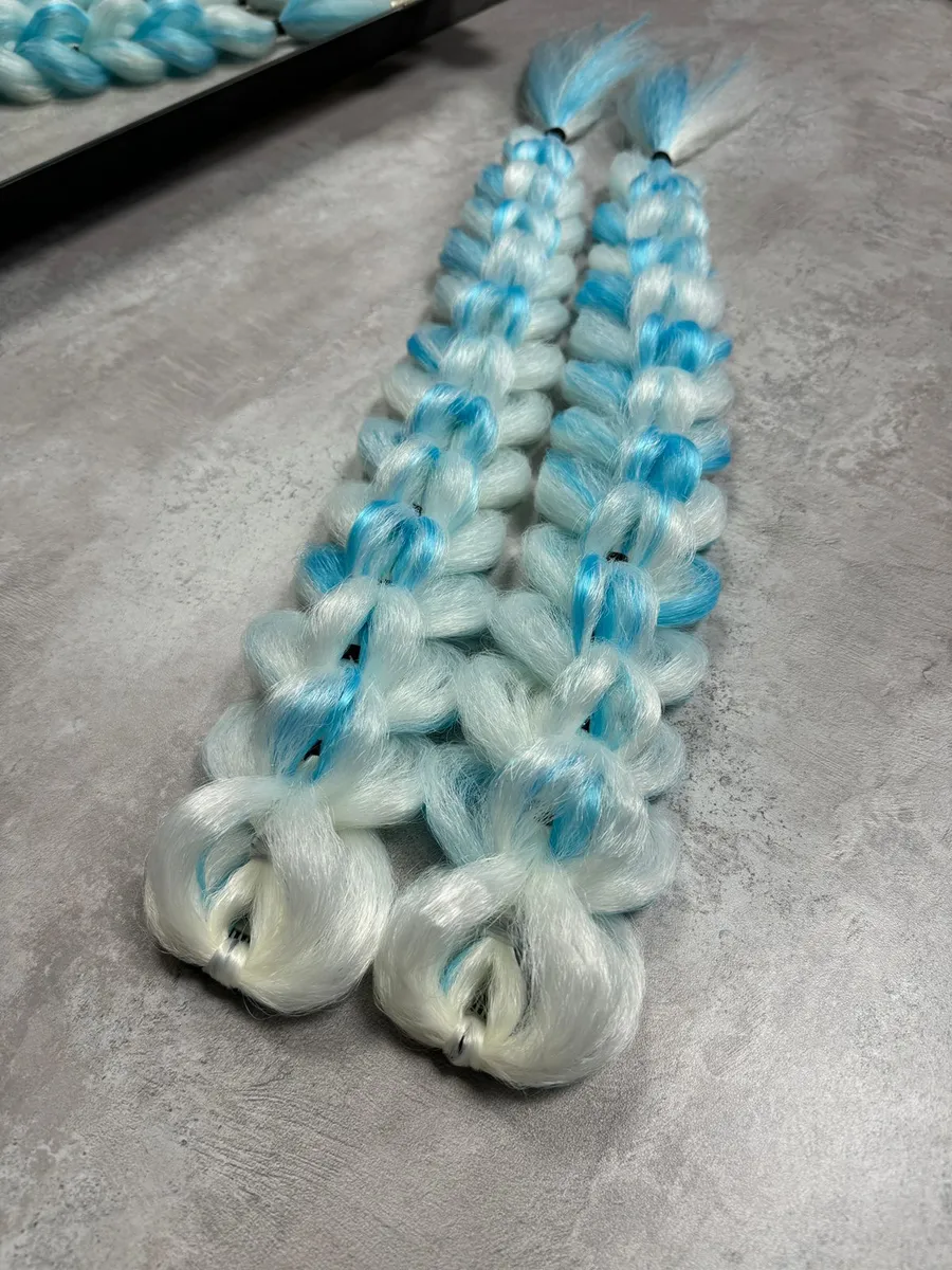 3д косы накладные на заколках