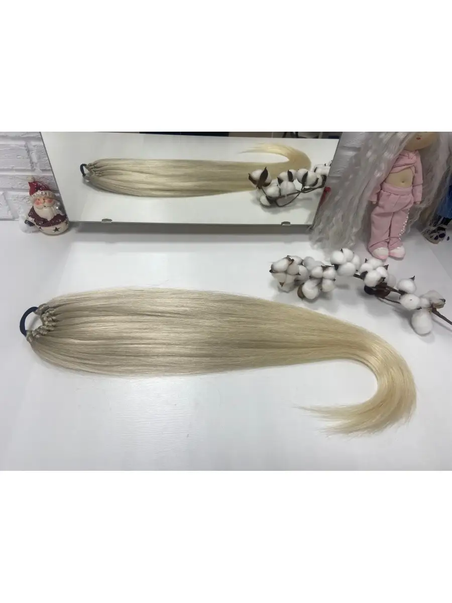 хвост на резинке из канекалона