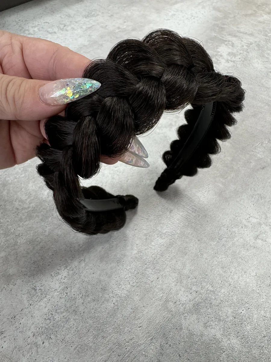 Ободок с косой