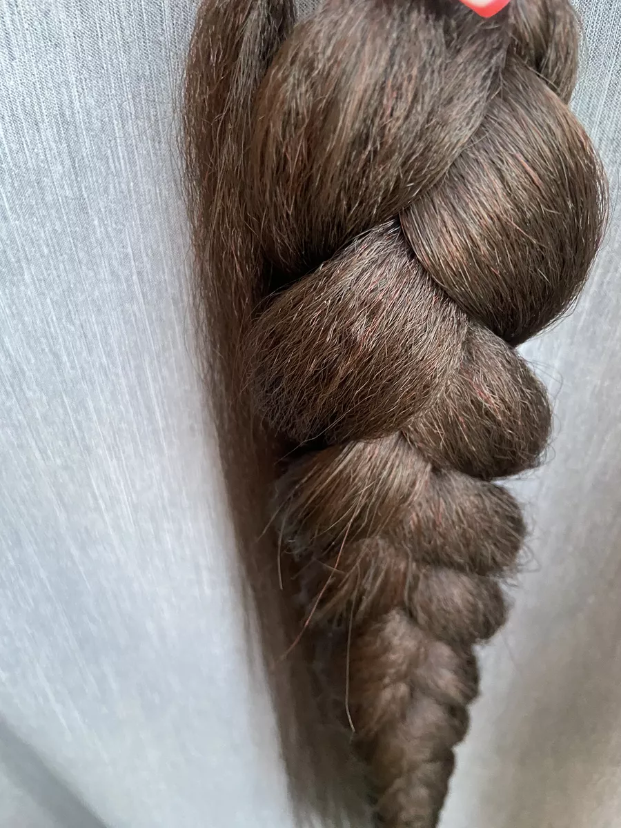 Хвост-коса на резинке