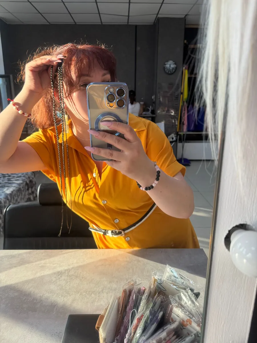 Косы на заколках