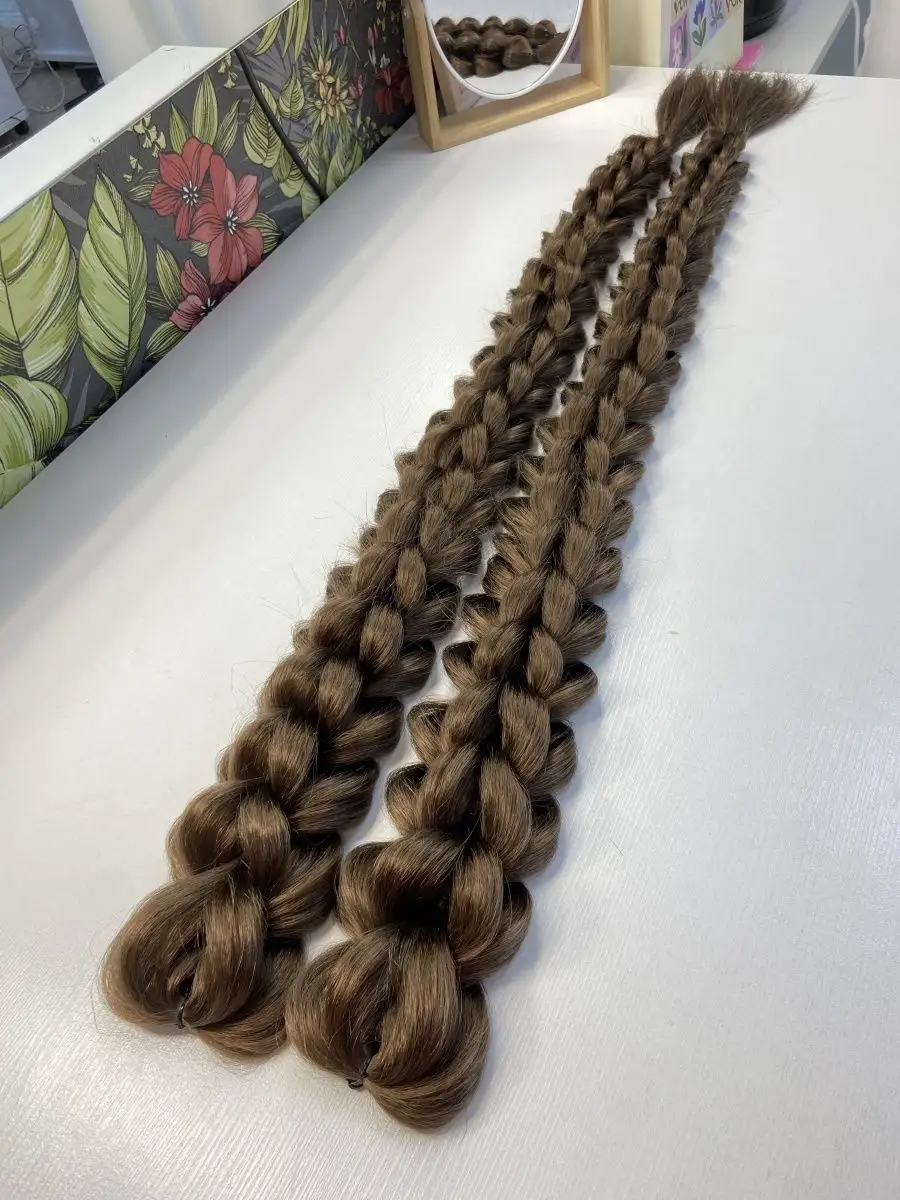 3д косы накладные на заколках